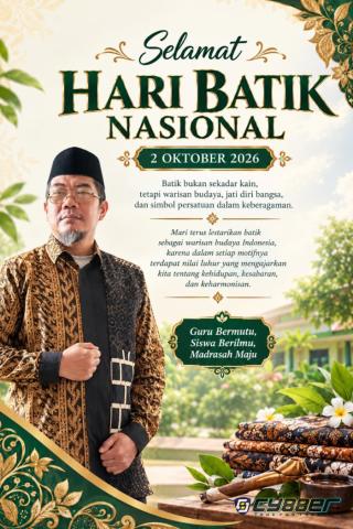 Guru MAN 2 Kota Cilegon, Jupri, S.Pd.I: Jadikan Hari Batik Nasional sebagai Momentum Mencintai Budaya Bangsa