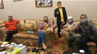 Bakal Calon Bupati dan Wakil Bupati Bengkalis, Silaturahmi Dengan Gubernur Riau