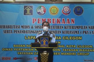 Pembukaan Rehabilitas Narkoba dan Sosial di Lapas kelas ll A Cilegon