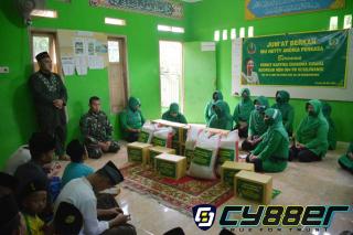 Kunjungi Yayasan Yatim Piatu Persit Koorcab Rem 064 PD III Bagikan Sembako