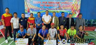 Turnamen Badminton PLN Tamasyah CUP III Th 2020 Ditutup