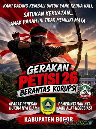 PETISI 26 Desak APH Segera Lakukan Pemeriksaan Soal Praktik Pengaturan Proyek di Lingkungan Pemerintah Kabupaten Bogor