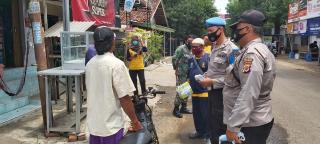 Polres Indramayu Bersama Forkopimcam Gencar Laksanakan Ops Yustisi Cegah Covid-19