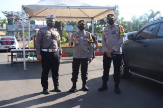 Polda Jabar Kroscek Prokes Pantai Pangandaran, Polres Ciamis Jaga Ketat Prokes di Libur Lebaran