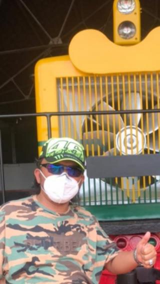 Jummadi Akan Mempercantik Taman Pancasila Kota Tegal  Dengan Lokomotif Antik  