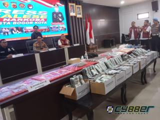  Poolresta Bogor Kota Ungkap Kasus Narkoba dari 61 Kasus dan 68 Tersaka 