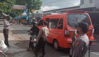 Jajaran Polsek Banyuresmi Polres Garut Polda Jabar Gencar Sosialisasi 3M