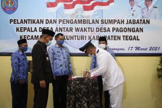 Kepala Desa Pengganti Antar Waktu Desa Pagongan Resmi Dilantik
