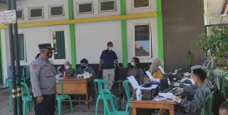 Polres Majalengka Monitoring Vaksinasi Bagi Guru