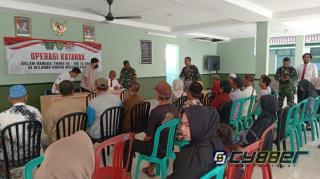 Pulihkan Penglihatan Warga, TMMD 128 Gelar Screening Operasi Katarak