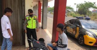 Patroli Sabhara Polres Majalengka Polda Jabar Berikan Himbauan Edukasi Pendisiplinan Masyarakat