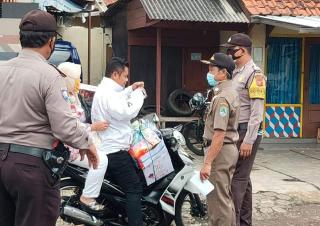 Personel Polres Majalengka Polda Jabar Bersama Tim Gabungan Terus Lakukan Ops Yustisi, Sasar Warga Tak Gunakan Masker