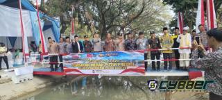 Kolaborasi BAZNAS dan Polres Cilegon Hadirkan Jembatan Merah Putih Presisi di Kadipaten