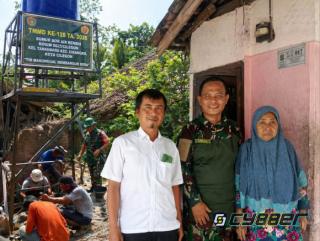 TMMD ke-128 Kodim 0623/Cilegon Bangun Sumur Bor, Warga Kubang Lesung Kulon Kini Nikmati Air Bersih