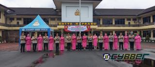 Polres Cilegon Gelar Pisah Sambut Wakapolres dan Sejumlah Kapolsek