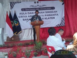 Peresmian Aula dan Rumah Singgah Griya Abhipraya Parahita Bapas Kelas II Klaten
