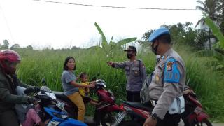 Polsek Cipocok Jaya Berikan Sangsi Kepada Masyarakat Pelanggar Prokes