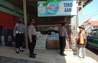 Polres Indramayu Perketat Disiplin Protokol Kesehatan di Pasar Tradisional