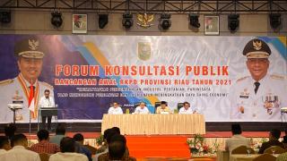 Pemprov Riau Melalui Bappedalitbang Riau Gelar Forum Konsultasi Publik Tahun 2021
