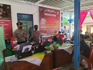Giat Vaksinasi Massal di Polsek NA IX-X
