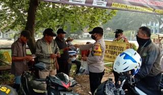 Patroli KRYD, Polres Subang Polda Jabar Berikan Imbauan Prokes