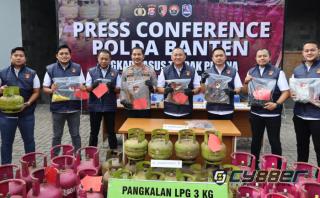 Polda Banten Ringkus Pelaku Oplosan LPG Subsidi, Negara Rugi Ratusan Juta