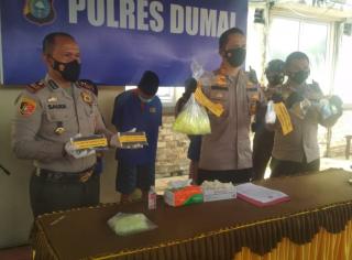 Polres Dumai Gagalkan Peredaran 3.258 Butir Ekstasi dan 201,49 Gram Sabu-sabu