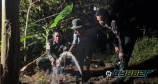Tak Kenal Lelah hingga Malam, Satgas TMMD Kodim 0623/Cilegon Berhasil Temukan Sumber Air di Langon 1