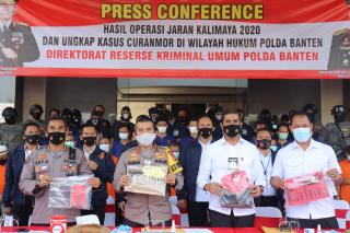 Polda Banten Sita 214 Kendaraan Dan Ringkus Puluhan Tersangka Curanmor