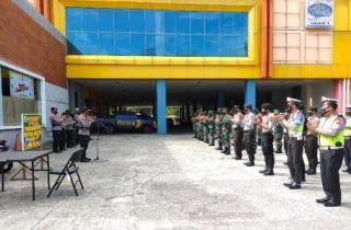 Tim Gabungan di Kampar Operasi Yustisi Penegakan Disiplin Protokol Kesehatan