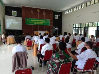 Kodim 0615 Gelar Rapat Koordinasi Lintas Sektoral Dalam program TMMD KE 111 di Kuningan