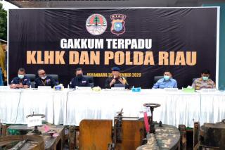 Tim Gabungan Polda Riau dan Gakkum KLHK Tindak Perambah Hutan Suaka Marga Satwa Bukit Rimbang Baling