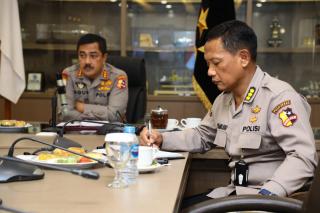 Kabaharkam Polri Wakili Kapolri Mengikuti Rakor Menko PMK