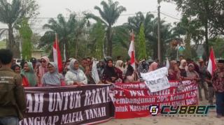 Aliansi Kerakyatan Geruduk Dinas Perkebunan Muaro Jambi, Tuntut Pencabutan Izin PT WSI