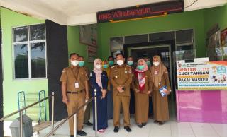 Tingkatkan Kedisiplinan Bupati Mesuji Sidak Puskesmas Wirabangun