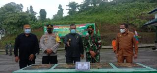 Didampingi Bupati dan Forkompinda, Dandim Raja Ampat Resmikan 4 Koramil di Wilayah Raja Ampat