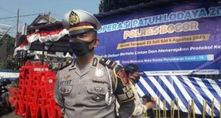 Sat Lantas Polres Bogor Polda Jabar Melaksanakan Operasi Patuh Lodaya 2020