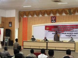 Latihan Pra Operasi, Personil Polres Inhu Jaga Netralitas