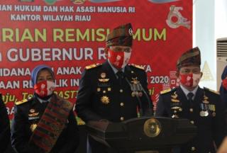 Sebanyak 6.160 Napi Riau Dapat Remisi HUT RI