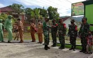 Kunjungan Kerja Dandim 0703 Cilacap Ke Wilayah Koramil 17/ Dayeuhluhur
