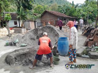 Warga Tancep, Ngawen, Gotong Royong Bangun Rumah untuk Warga Kurang Mampu