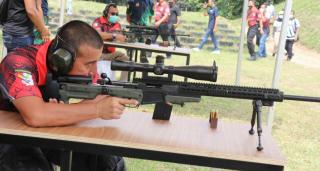 Kapolda Banten Ikuti Tembak Pistol Baladika Open Championship 2020 di Lapangan Tembak Eksekutif Kopassus