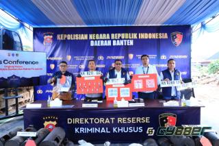 Polda Banten Ungkap 6 Tambang Ilegal dan Penyalahgunaan BBM Bersubsidi, 7 Tersangka Ditahan