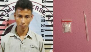 Edarkan Narkotika di Kampung Pasiran Jaya, Pemuda Asal Tanah Merah Ditangkap Polisi