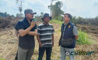 Ketika Memberikan Keterangan Pada Tipiter Polres Bengkalis Alat Berat Anak Cucu Sakai Lenyap