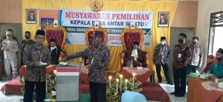 Pilkades Antar Waktu Desa Grobogan di Laksanakan