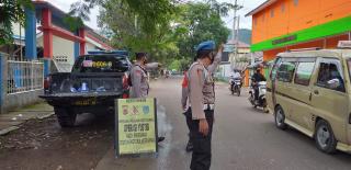 Penegakan Disiplin Protokol Kesehatan Polsek Baleendah Menggelar Pelaksanaan Ops Yustisi dan Himbauan Covid 19