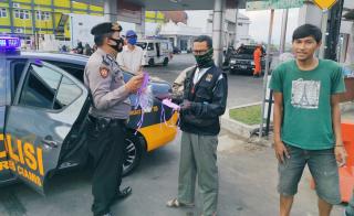 Jajaran Personel Kepolisian Resort Ciamis Polda Jabar Terus Melakukan Pencegahan Penyebaran Covid-19