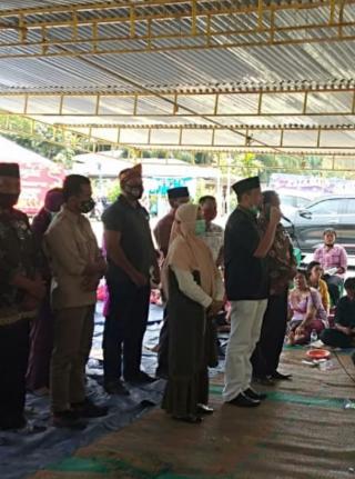 H. Abi Bahrun, S.S.M.Si  Yang Dijuluki "AMANkan" Bengkalis  Hadir di Pesta Adat Batak di Duri