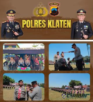 Kapolres Klaten Lantik 66 Anggota Baru Saka Bhayangkara Angkatan XXXVIII di Karangnongko